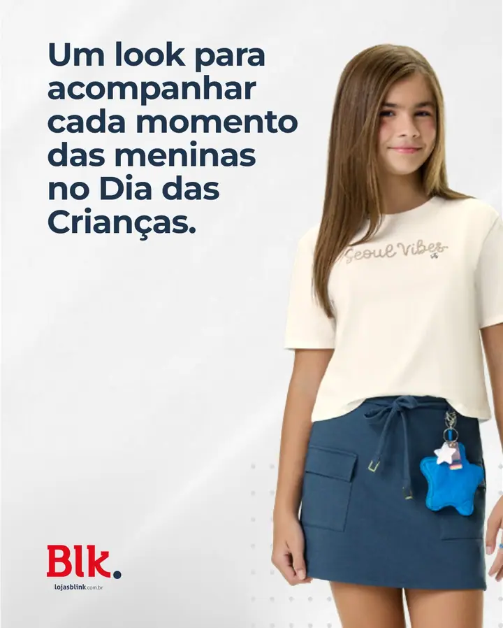 Confortável, moderno e cheio de personalidade, esse conjunto da Lunender que você encontra nas lojas Blink Jeans combina cami