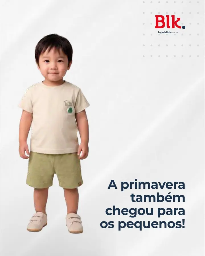 Para os dias mais leves e cheios de descobertas, a Blink Jeans traz looks infantis confortáveis, fresquinhos e práticos, perf