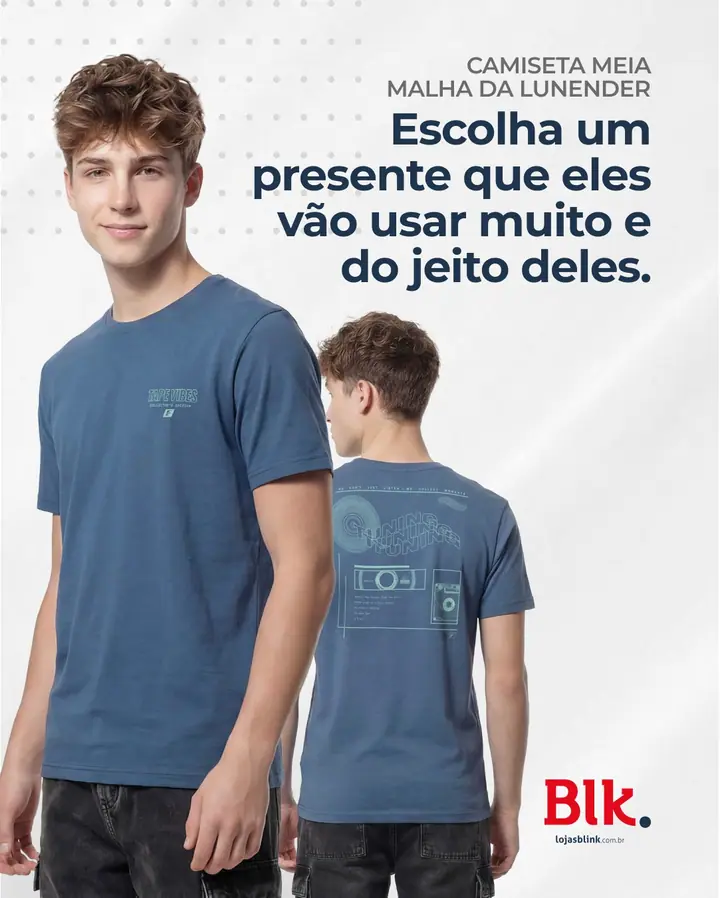 Para acompanhar a rotina dos meninos, a escolha certa é aquela que une conforto, liberdade e muito estilo. 🎮👕 A camiseta me