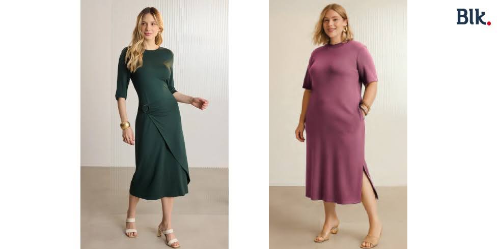 Blink Jeans | Loja de Roupas e Uniformes na Grande Vitória e Bahia Vestido Midi: A Peça Mais Versátil para Todos os Ocasiões